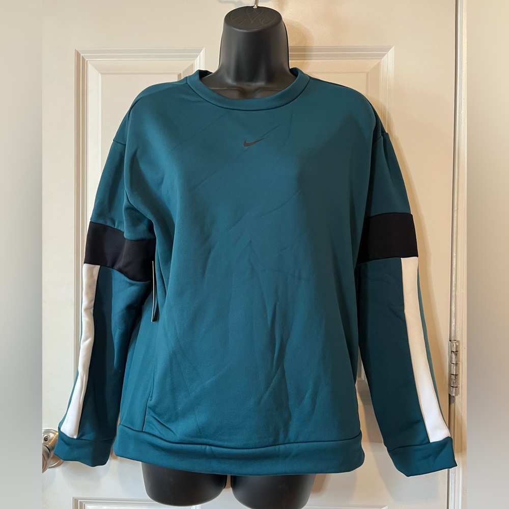Nike Green and Black Sweatshirt